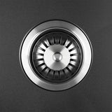 Welba 44X44CM Stainless Steel Sink Single Bowl with Waste Black