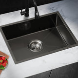 Welba Stainless Steel Sink Single Under/Top/Flush Mount 45X30CM