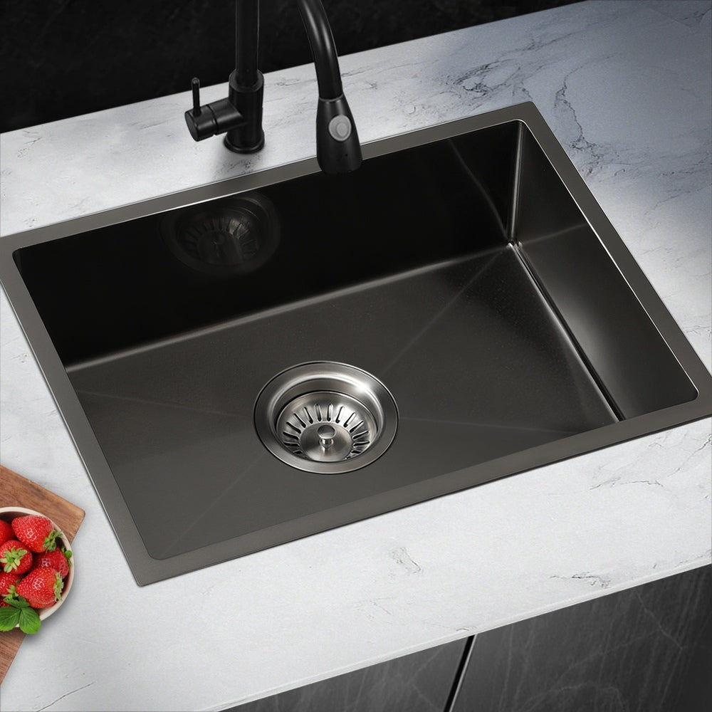 Welba Stainless Steel Sink Single Under/Top/Flush Mount 45X30CM
