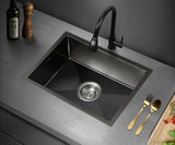 Welba Stainless Steel Sink Single Under/Top/Flush Mount 45X30CM