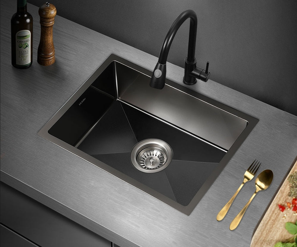 Welba Stainless Steel Sink Single Under/Top/Flush Mount 45X30CM