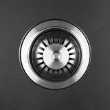 Welba 70X45CM Stainless Steel Sink Single Bowl with Waste Black - Low Angle