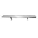 Cefito Commercial Stainless Steel Wall Shelf Kitchen Storage Rack 1200x300mm - Side View