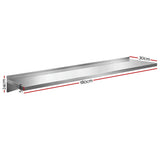Cefito 1800mm Stainless Steel Kitchen Wall Shelf Mounted Rack - Front View
