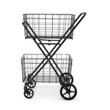 Emajin Foldable Shopping Trolley Cart - Side View