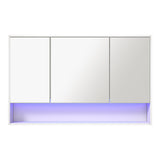 Welba Bathroom Mirror Cabinet LED Wall Storage 1200x750mm - Front View