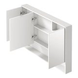 Welba Bathroom Mirror Cabinet LED Wall Storage 1200x750mm - Rear View