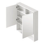 Welba Bathroom Mirror Cabinet LED Wall Storage 750x750mm