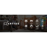 Artiss Bedside Table Vintage - THYME White - Side View