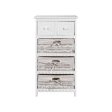Artiss 2 Chest of Drawers with 3 Baskets - ELIOT - Side View