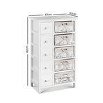 Artiss 5 Chest of Drawers with 5 Baskets - MAY, image 4