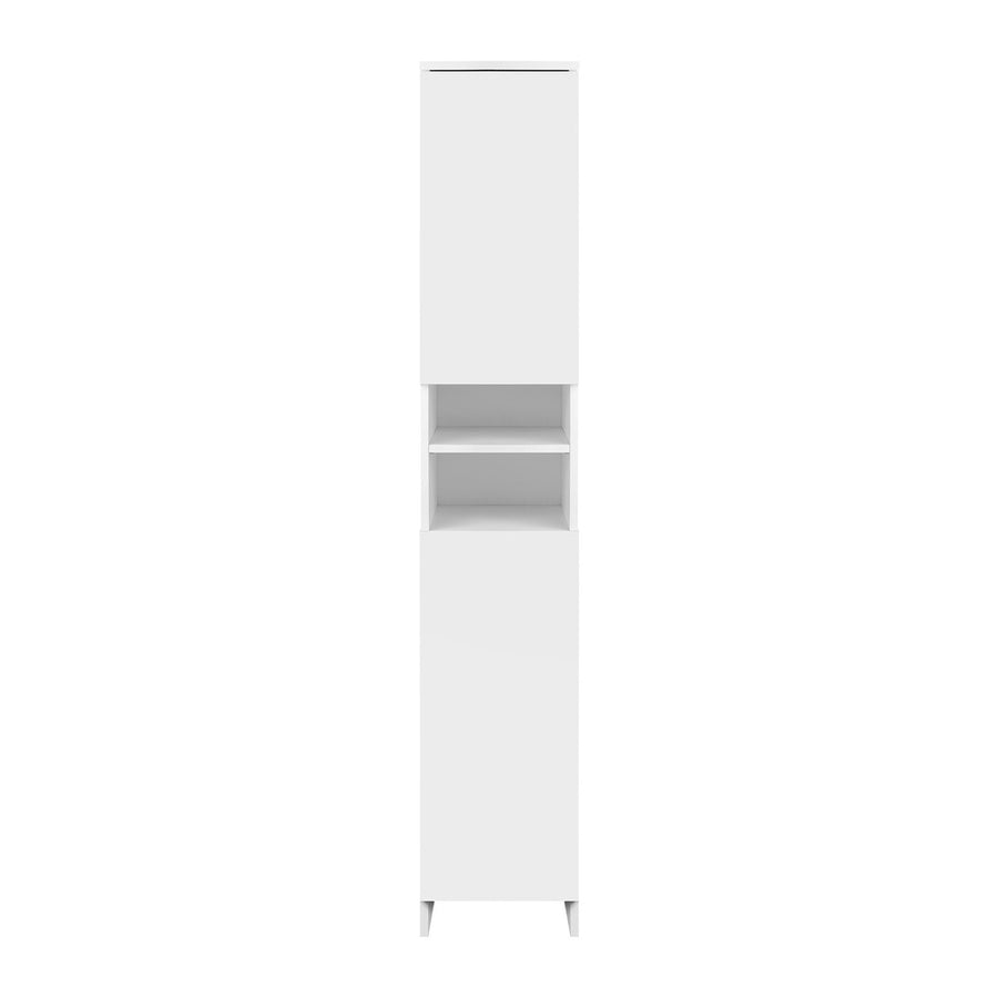 Oikiture Bathroom Cabinet Tall Slim White