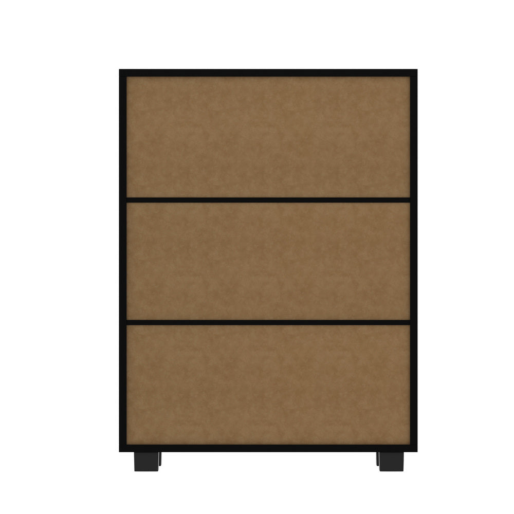 Oikiture Storage Cabinet Buffet Sideboard 2 Door Black