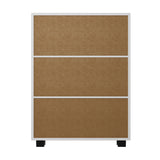Oikiture Storage Cabinet Buffet Sideboard 2 Door White