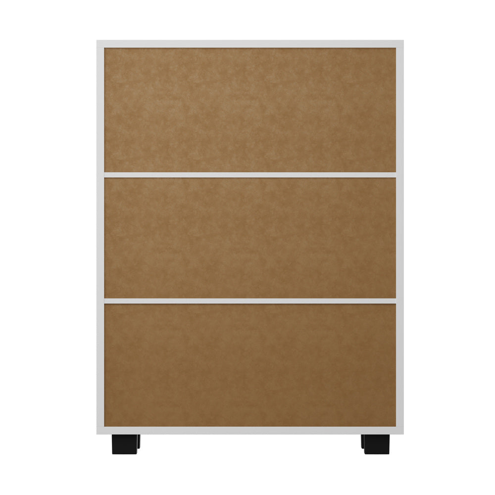 Oikiture Storage Cabinet Buffet Sideboard 2 Door White
