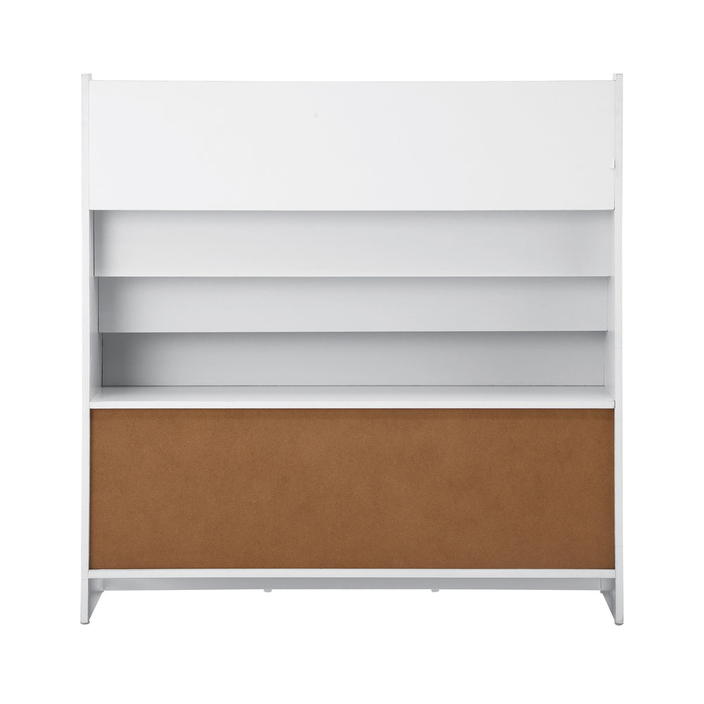 Oikiture Kids Bookshelf Toy Box Organiser Display Shelf