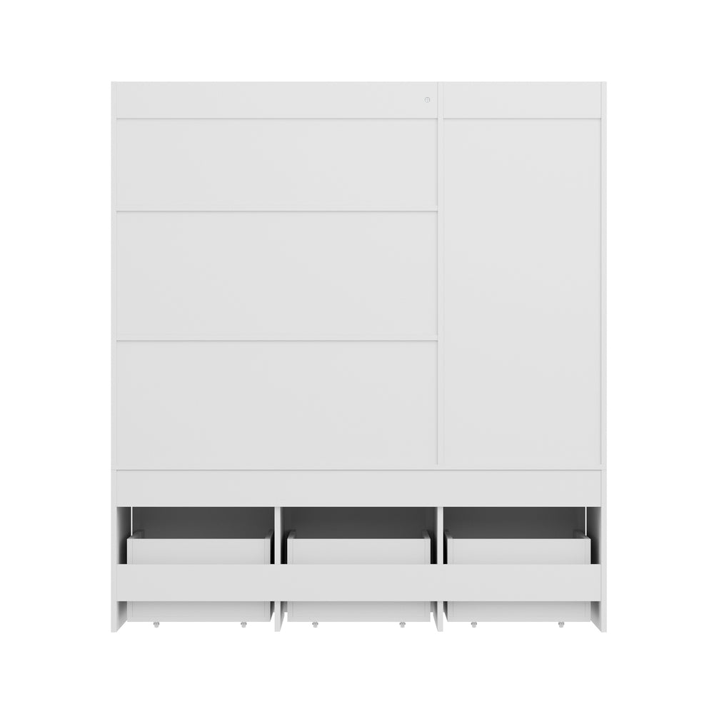 Oikiture Kids Bookcase Toy Organiser Cabinet With Chest
