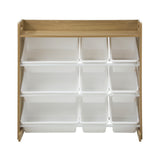 Oikiture 9 Bins Kids Toy Box Organiser Display Shelf
