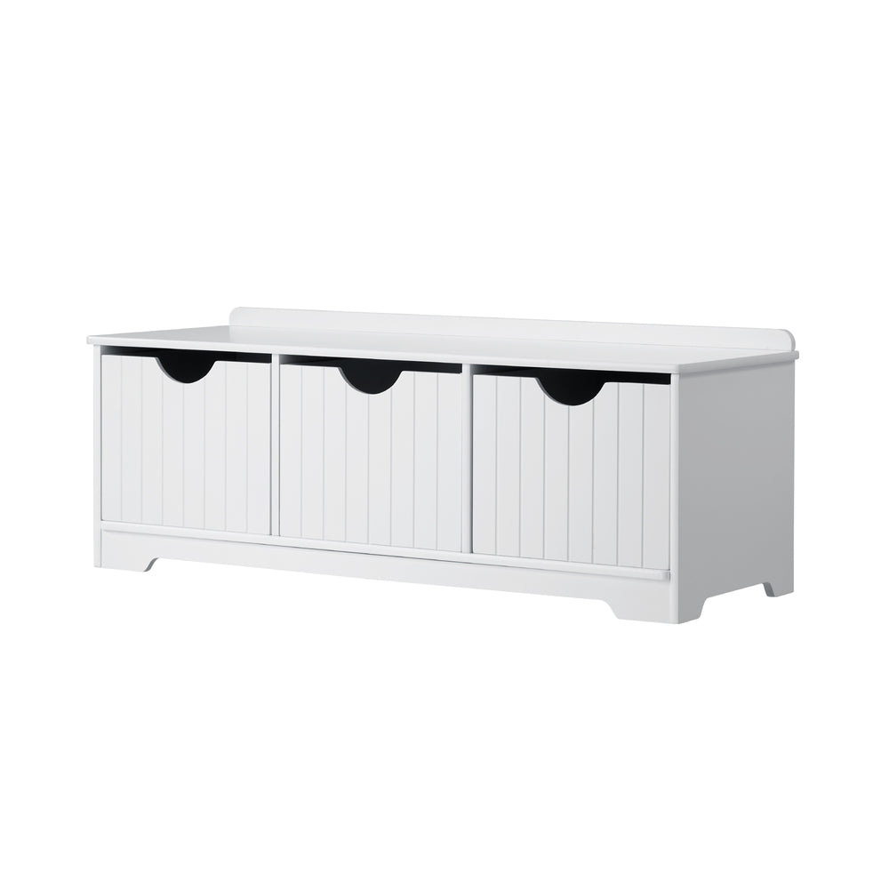 Oikiture Kids Toy Storage Box Organiser Seating Bench