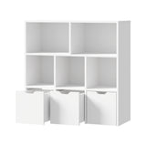 Oikiture Kids Storage Cabinet Organiser With Removable Box White - Extra Image