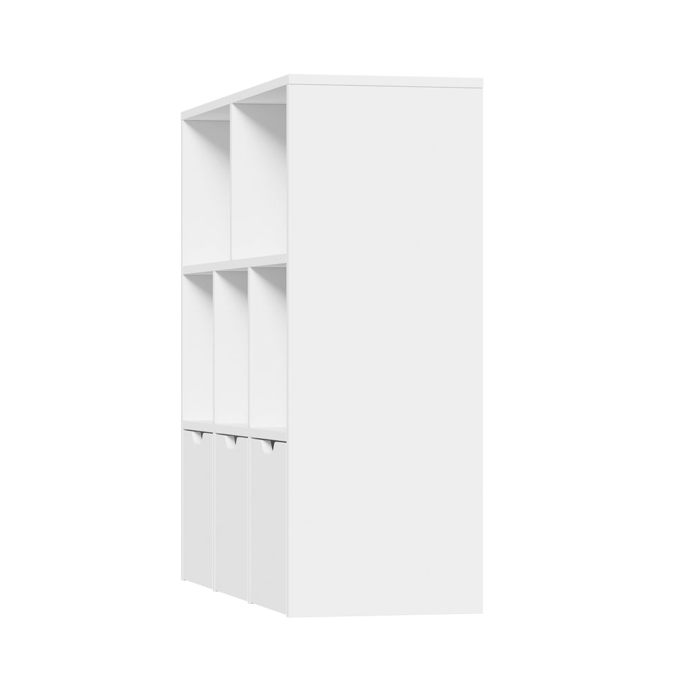 Oikiture Kids Storage Cabinet Organiser With Removable Box White
