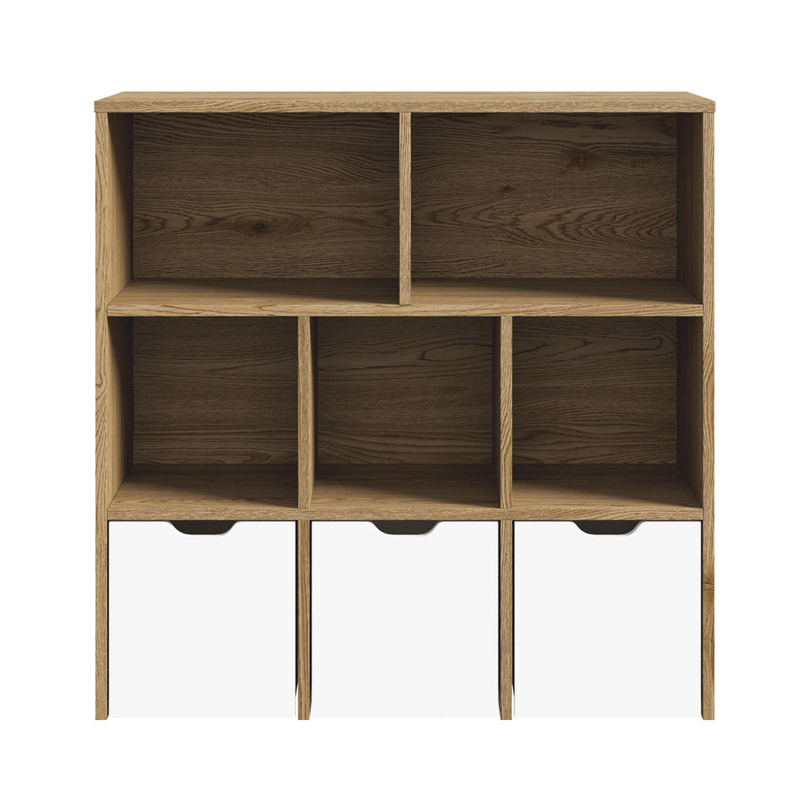 Oikiture Kids Storage Organiser Cabinet With Removable Box Natural