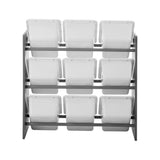 Oikiture Kids Storage 9 Bins Display Shelf Storage Rack