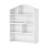 Oikiture Kids Bookshelf Bookcase Organiser Display Shelf