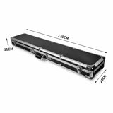 Gun Case Portable Hard Aluminium Double - Front View