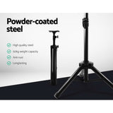 Alpha Speaker Stand 65-120cm Adjustable Height Surround Sound Studio Home 2pcs - 45-Degree Angle