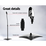 Alpha Speaker Stand 75-112cm Adjustable Height Surround Sound Studio Home 2pcs - 45-Degree Angle