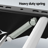 Weisshorn Manual Pull Out Caravan Step Folding RV Entry Stair 200KG Capacity Non-Slip Aluminium - Rear View