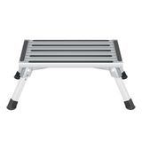 Weisshorn Caravan Step Folding Aluminium Step Ladder Stool - Side View