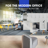 FORTIA 4 Door Metal Storage Cabinet Lockers for Gym Office - Grey - Side View