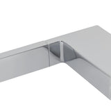 Towel Bar Holder Ring Brass Chrome - 45-Degree Angle