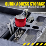Baumr-AG Parts Bin Trolley Service Utility Cart Storage Mobile Tool Workshop - Extra Image