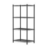 Artiss 4-Tier Shelving Unit Adjustable Garage Storage Shelves Kitchen Rack Steel - Top-Down View