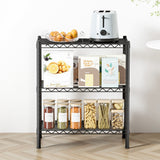 Artiss 3-Tier Shelving Unit Adjustable Garage Storage Shelves Kitchen Rack Steel - Low Angle