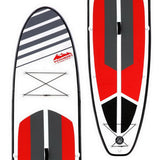 Weisshorn Stand Up Paddle Board 11ft Inflatable SUP Surfboard Paddleboard Kayak Surf Black - Side View