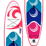 Weisshorn Stand Up Paddle Board 11ft Inflatable SUP Surfboard Paddleboard Kayak Surf Pink - Side View