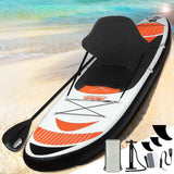 Weisshorn Stand Up Paddle Board 11ft Inflatable SUP Surfboard Paddleboard Kayak Surf Red - Low Angle