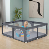 Playpals Kids Playpen Baby Safety Gate 2 Door 150x180cm
