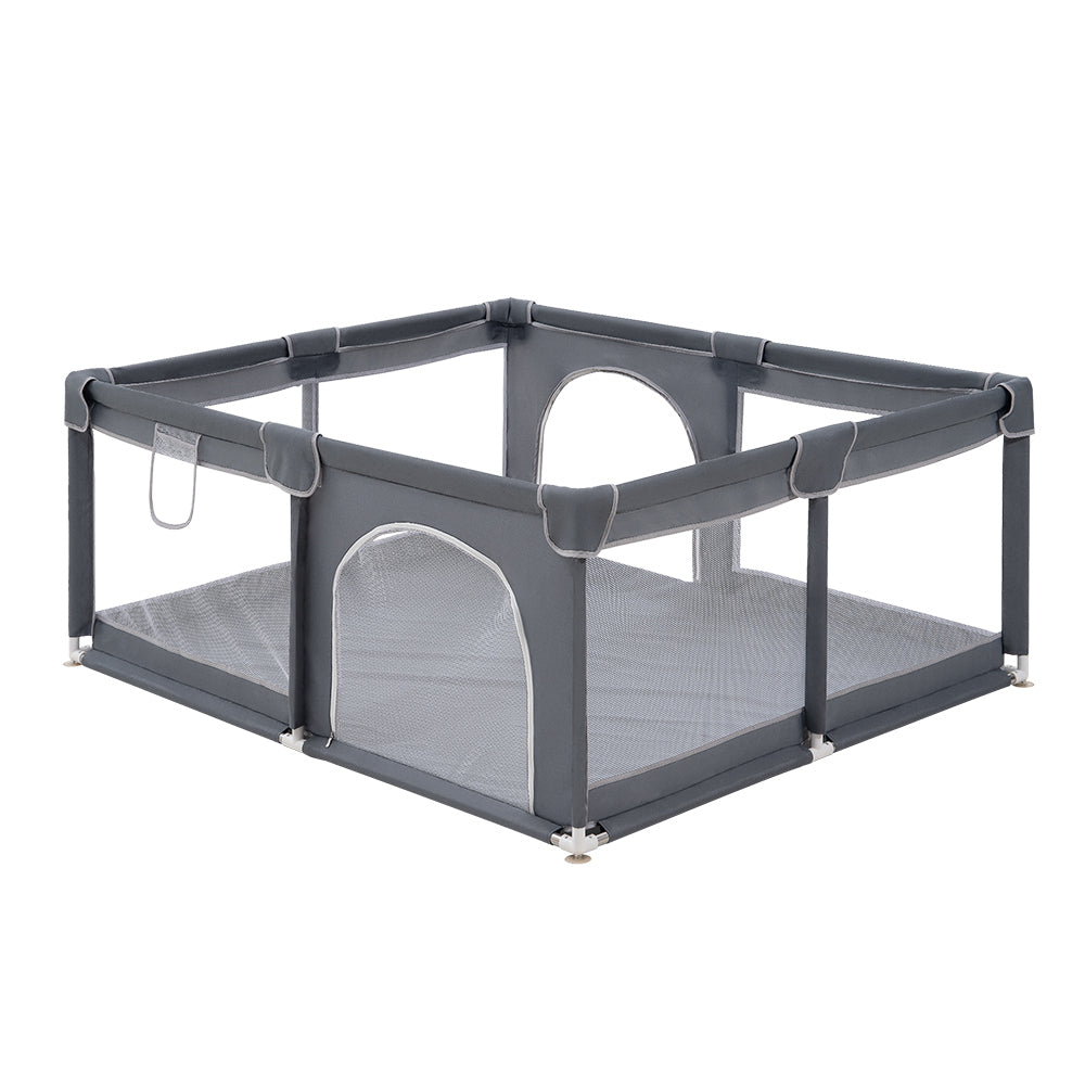 Playpals Kids Playpen Baby Safety Gate 2 Door 150x180cm