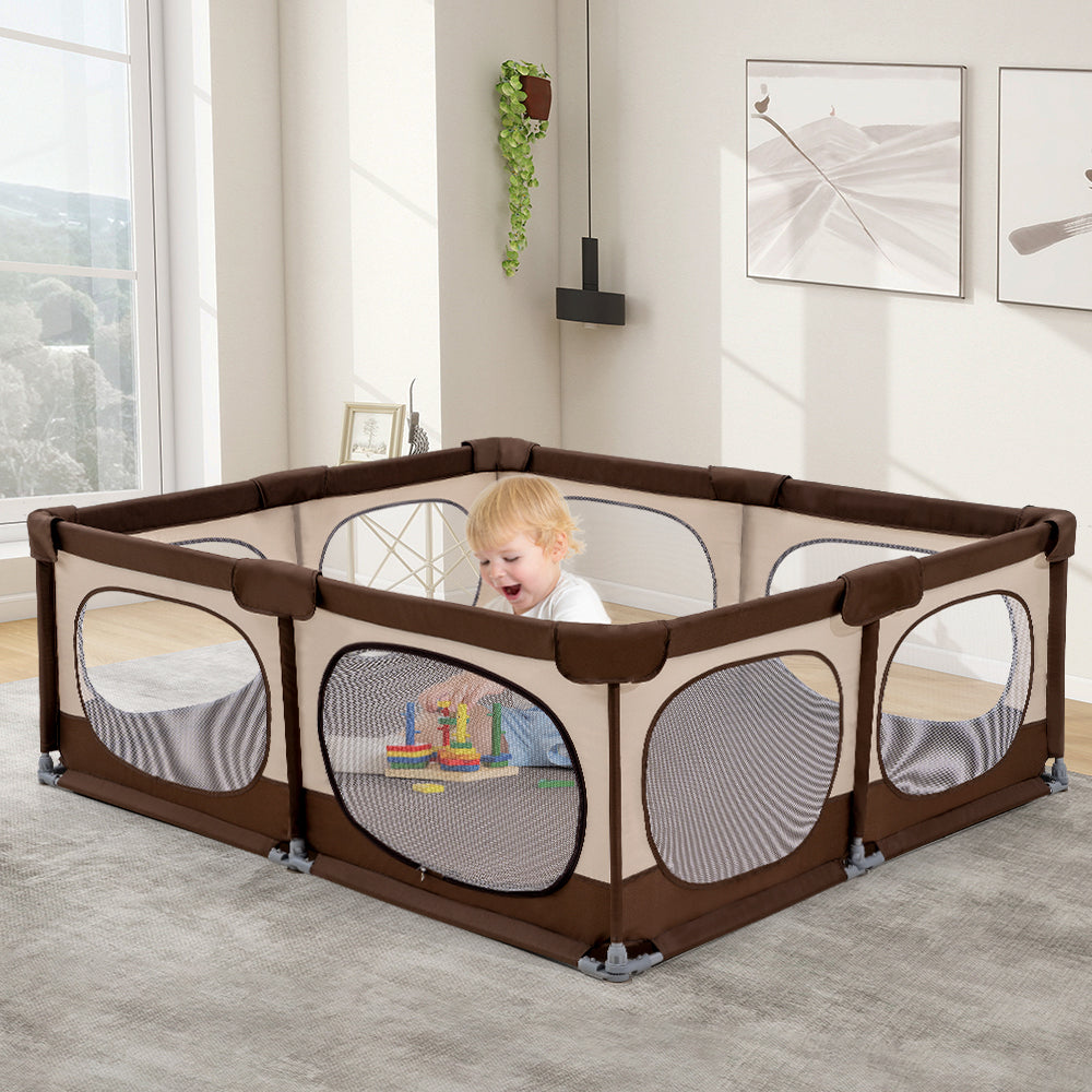 Playpals Baby Playpen Kids Safety Gate 150x180cm