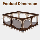 Playpals Baby Playpen Kids Safety Gate 150x180cm - Extra Image