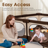 Playpals Baby Playpen Kids Safety Gate 150x180cm