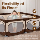 Playpals Baby Playpen Kids Safety Gate 150x180cm