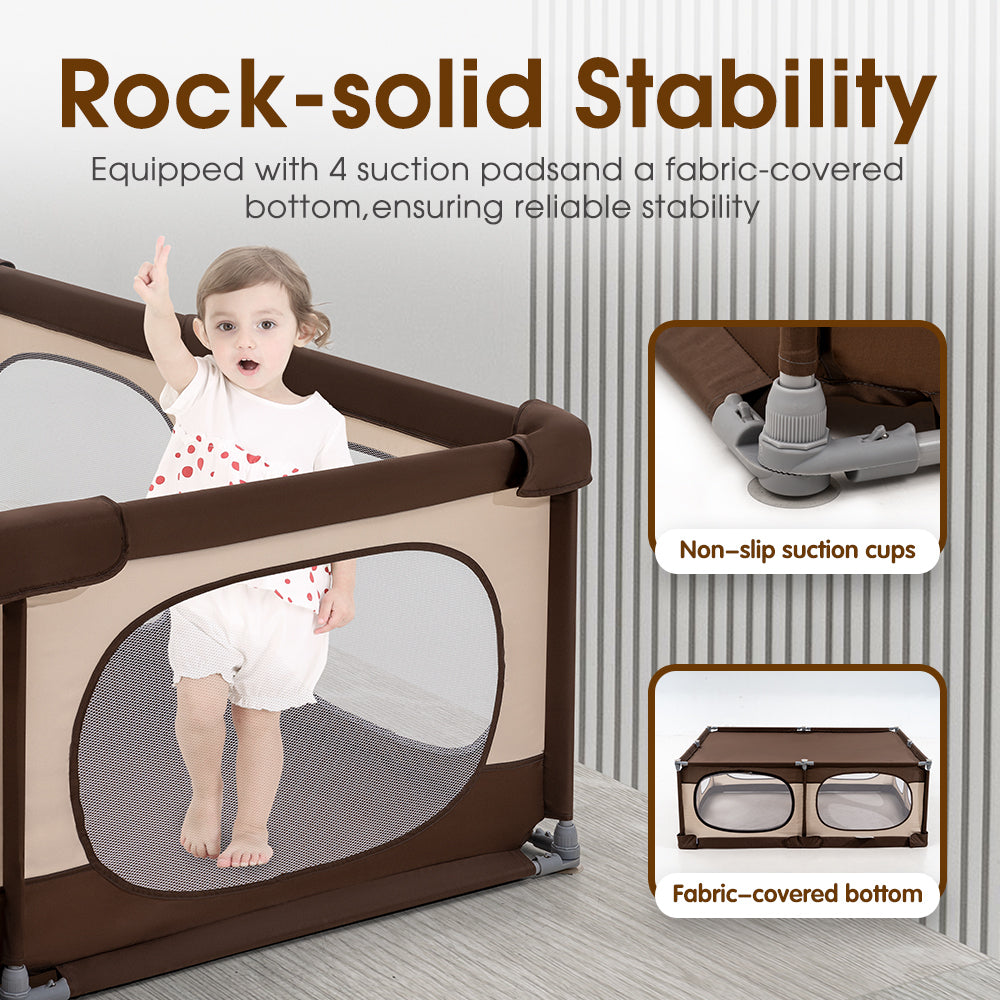 Playpals Baby Playpen Kids Safety Gate 150x180cm