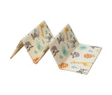 Playpals Kids Play Mat XPE Foam Double Folding Pad Non-slip Carpet - Front View
