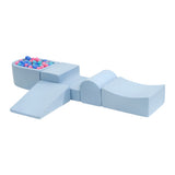 Playpals Kids Climb Crawl Foam Play Set 5PC Blue